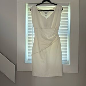 Diane Von Furstenberg white cocktail dress